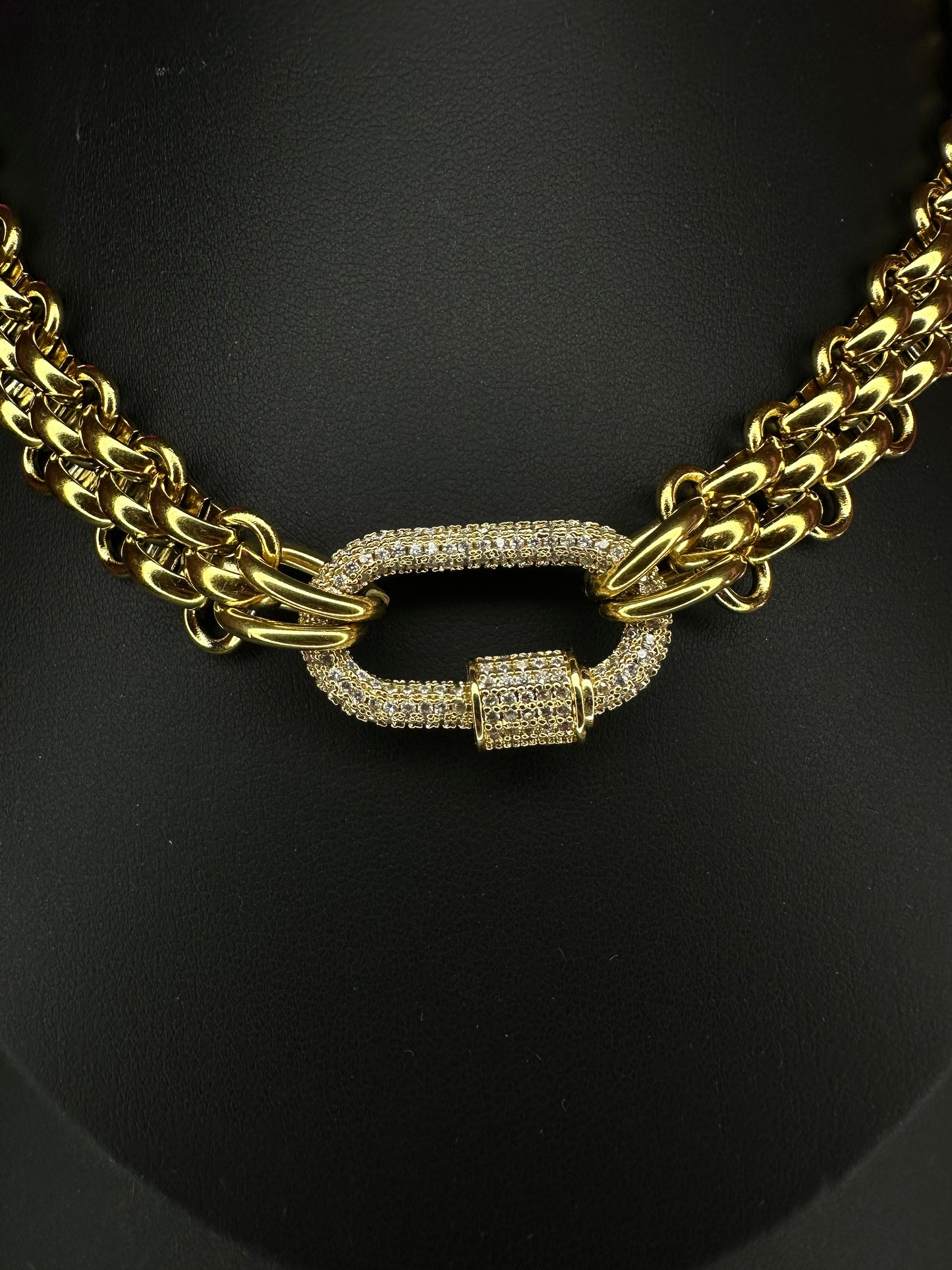 Boujee Lattice Chain Necklace with NO CHARMS